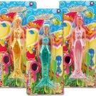 Toy Mermaid colorful Doll  in 3 Asst Colors