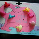 Colorful Dino Kid 7 Pc Rings Set  boys / girls jewelry Toys  #358
