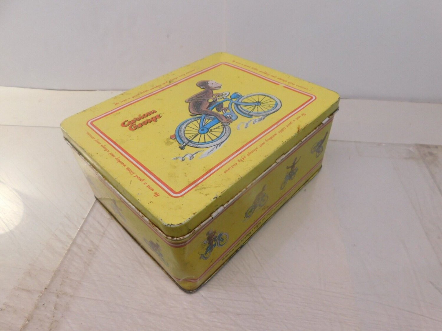 Vintage Curious Lunch Box Keepsake Tin