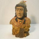 Native American Indian Bust Figurine Statue Red Cloud Southwestern