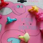 Dino Kid 7 Pc Rings Set  boys / girls Plastic jewelry Toys  #358