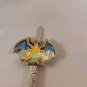 Dragon Themed Metal Pick Tool Silver Handle Multicolor Dragon Top Grip
