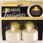 Flameless Tealights Batteries 2 Pack Set Candles Evening Lighting DS250