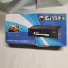 4-Port Video Audio Splitter Box Professional Quality  DVD to TV New Up 1024X1068
