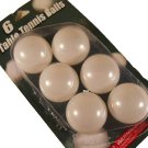 Game Sports Table Tennis Balls 6 Pk Set