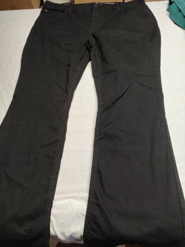 Lee Riders Midrise Bootcut Jeans Women's Size 22 M Black Denim 1SBMDW0