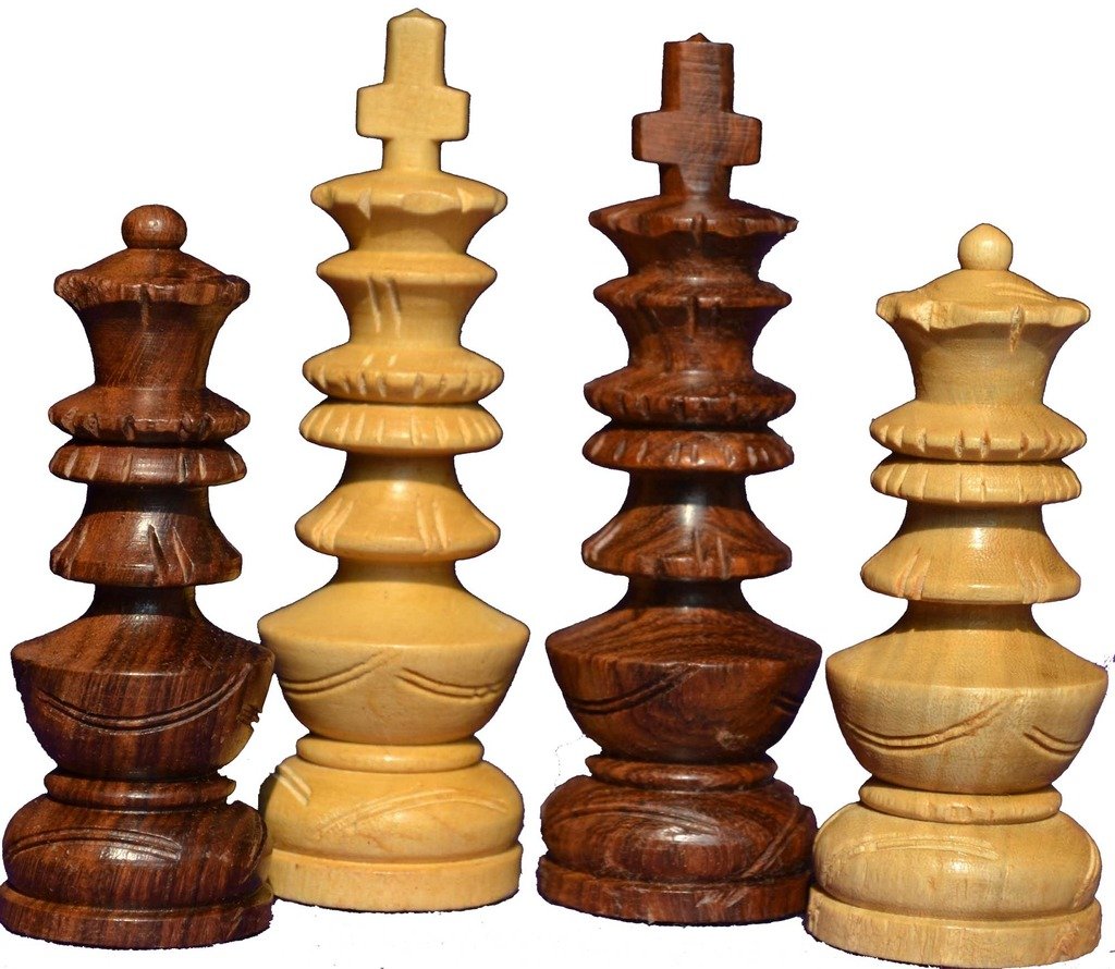 Collectible Exclusive Chess set Wooden Matka Design 32 Chess Pcs