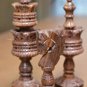 Classical Wooden Chess Set-Lotus flower design Chess Set, 32 Chess Pieces Only