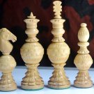 Wooden Handicraft 32 Weighted Chess Pc King 5" Brand New Awesome Chess Set