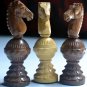 Wooden Handicraft 32 Weighted Chess Pc King 5" Brand New Awesome Chess Set