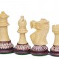 Collectible Exclusive Chess Set Burnt Design King 3" Wooden 32 Chess Pcs