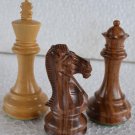 Chess Set Handicraft Collectible Chess Set King 4" + 4Q Wooden MagicCraft Series