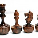 Collectible Handmade Apple Design Magnificient Wooden 32 Chess Pcs
