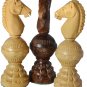 Brand New Exclusive Chess Globe Set King 5" 32 Chess Pieces Awesome Craftwork
