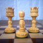 Collectable Chess Set-Handicraft Wooden Lotus Design 32 Chess Pcs Only On SALE