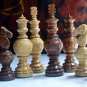 Chess Set Wooden Handicraft 32 Weighted Chess Pc King 5" Brand New Set