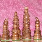 Chess Set Holly Chruch Design Exclusive Wooden Handmade 32 Chess Pieces Only