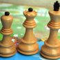 Zagreb Chess Set 4Q Weighted ebonised Set Historical set reproduction