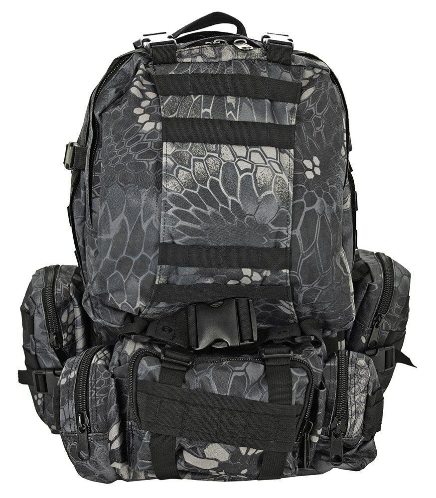 4PC Highland Backpack Bug Out Bag Day Pack Tactical Military Survival
