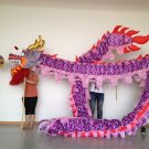 Dragon Dance 3.1m 6# 4 kid Purple silk Festival Celebration Christmas Holiday Party Rave Carnival
