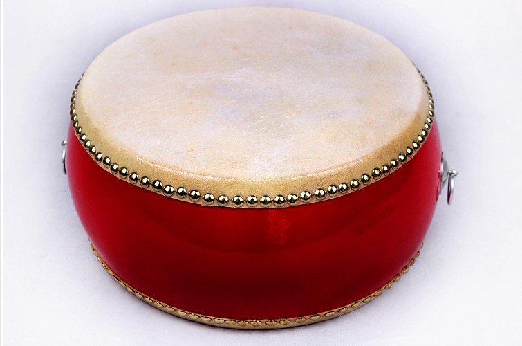 25cm children red drum with Drumsticks Chinese Percussion Musical