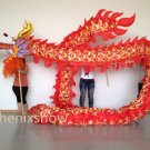 Free6m size 4 red 4 adult silk frabic CHINESE DRAGON DANCE Folk Festival mascot Costume Free6m size 4 red 4 adult silk frabic CHINESE DRAGON DANCE Folk Festival mascot Costume