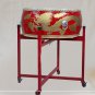 40cm children red drum golden dragon with Drumsticks Chinese Percussion Musical Cowhide chlidren