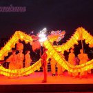 18m size 4# LED yellow 10 adult silk frabic CHINESE DRAGON DANCE Folk Festival mascot Costume 18m size 4# LED yellow 10 adult silk frabic CHINESE DRAGON DANCE Folk Festival mascot Costume
