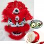 5-12 age halloween Kid Lion Dance Drum gong Festival Funny Fancy Costume 14inch Cartoon Props Play