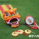 2-5 age Classic Kid Lion Dance Drum gong Festival Funny Fancy Costume 10inch Cartoon Props Play