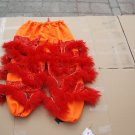 CHILDREN red 1pcs pants  Southern Lion Dance mascot Costume theater parade Festival christams