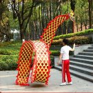 Red double Golden 6M Ribbon Dance head Outdoor Carnival Square Halloween Toys Red double Golden 6M Ribbon Dance head Outdoor Carnival Square Halloween Toys