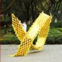 yellow double Golden 6M Ribbon Dance head Outdoor Carnival Square  Halloween Toys