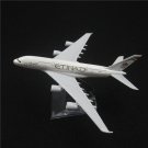 Free Shipping 16cm Metal Plane Model Air Etihad Airlines Airbus 380 A380 Airways Airplane Model