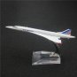 Free Shipping 15.5cm Air France Plane Model Concorde F-BVFB Airlines Alloy Airplane Model Toy