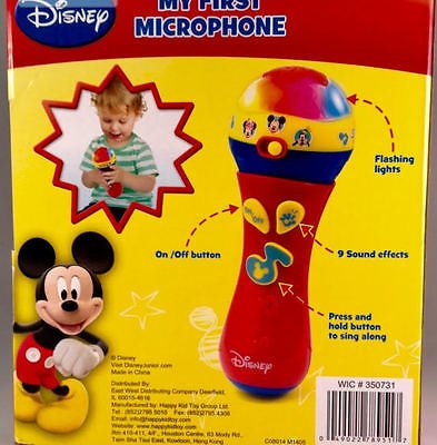 disney mickey mouse mousekadoer microphone toy