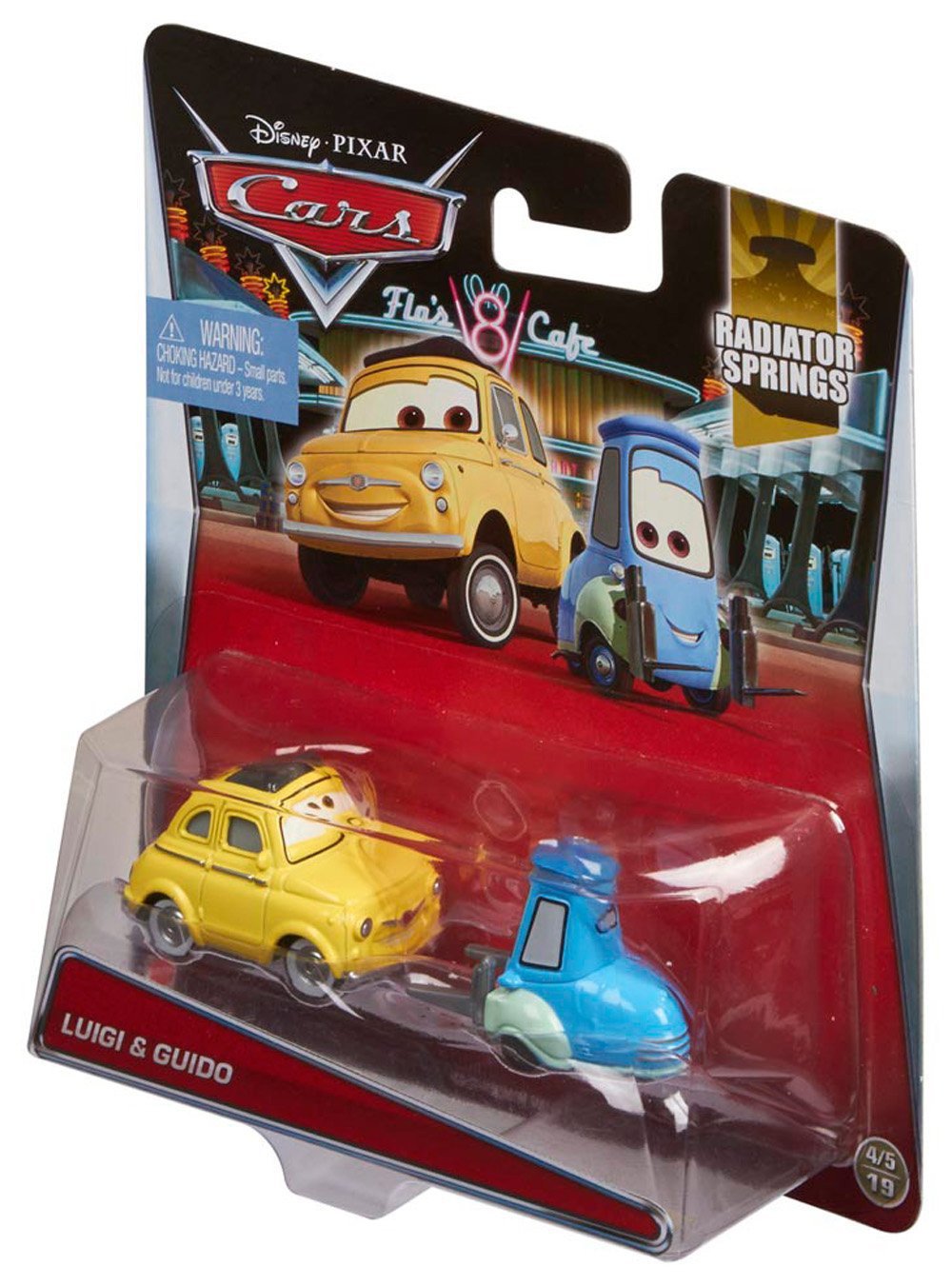 Disney/Pixar Cars. 2015 Radiator Springs. Luigi & Guido. 1:55 Scale Die ...