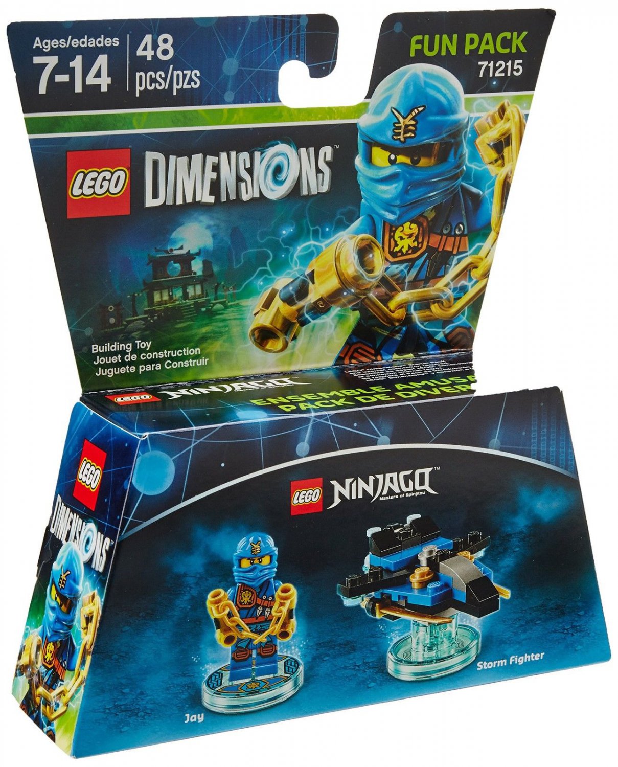 Lego Dimensions Exclusive Ninjago Jay Fun Pack 71215