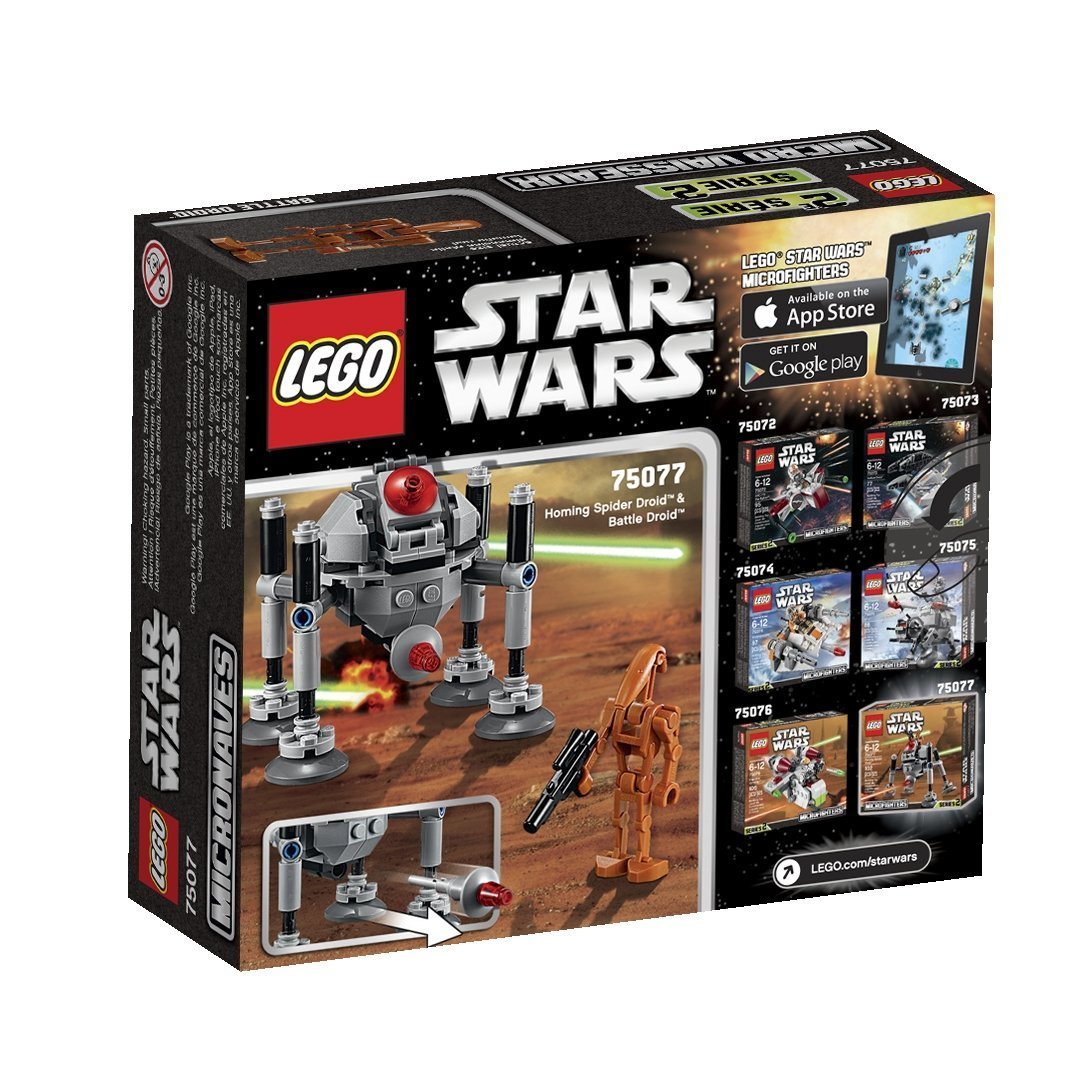 Lego Star Wars Microfighters Series 2 Homing Spider Droid 75077
