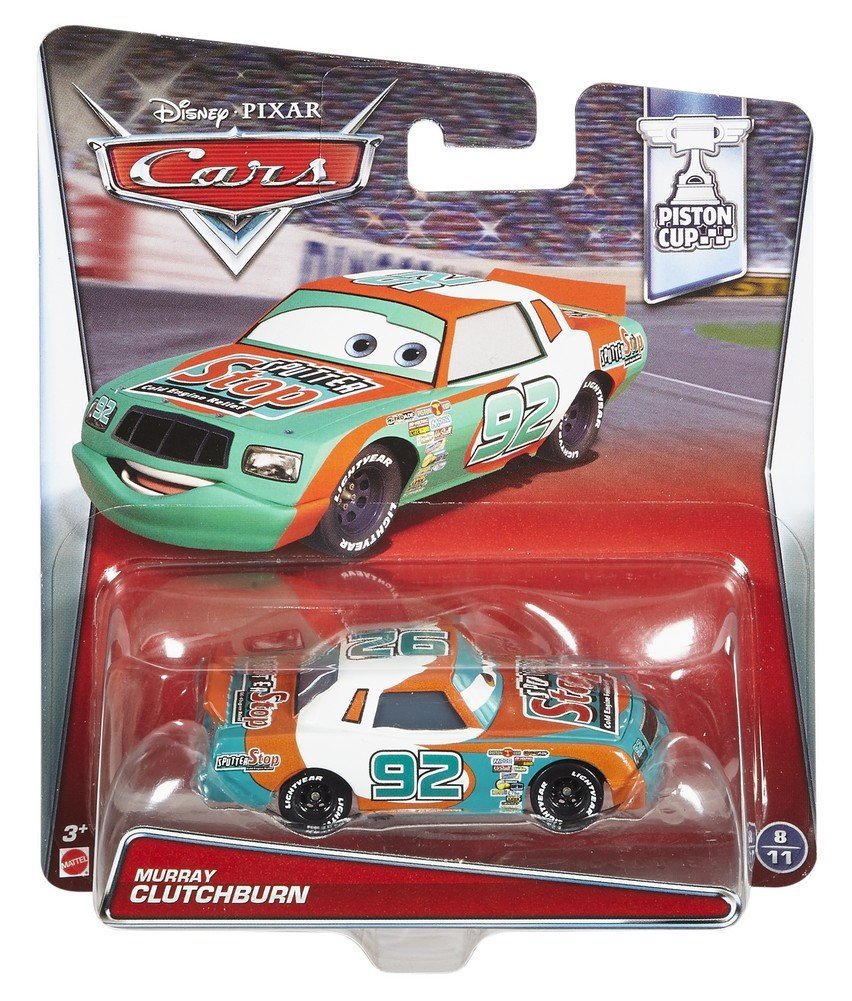 Disney/Pixar Cars, 2017 Piston Cup Murray Clutchburn (Sputter Stop) Die ...