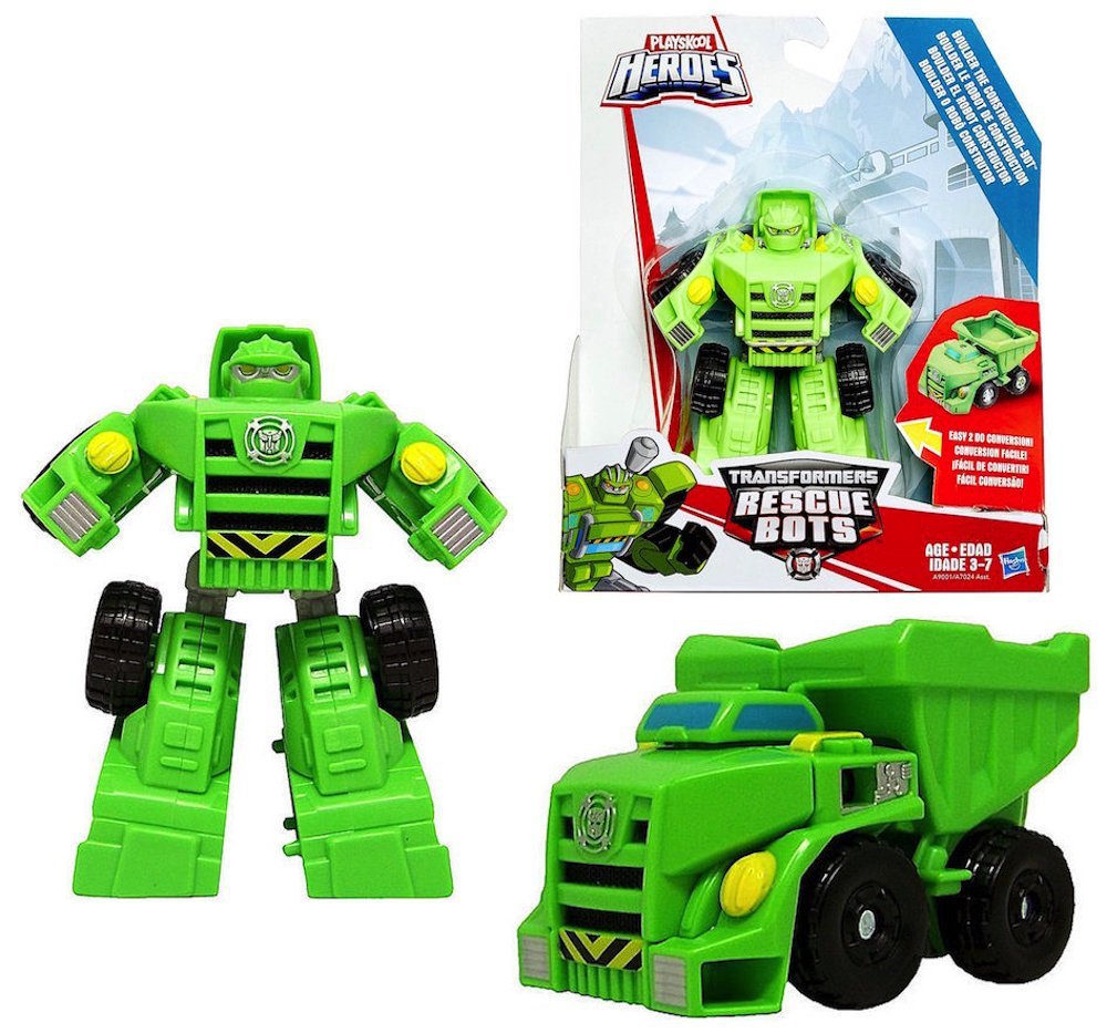 Playskool Rescue Heroes Bots Transformers Boulder Dump Truck Hasbro 