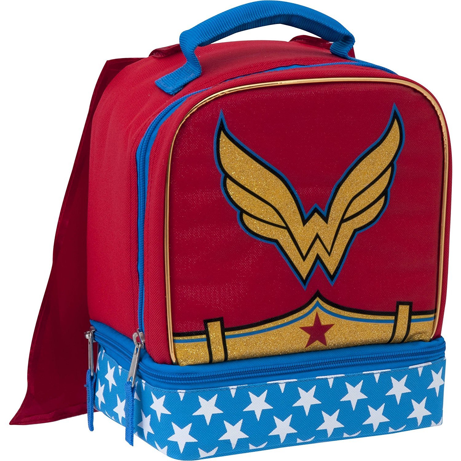 DC Superhero Girls Wonder Woman Lunch Box with Cape