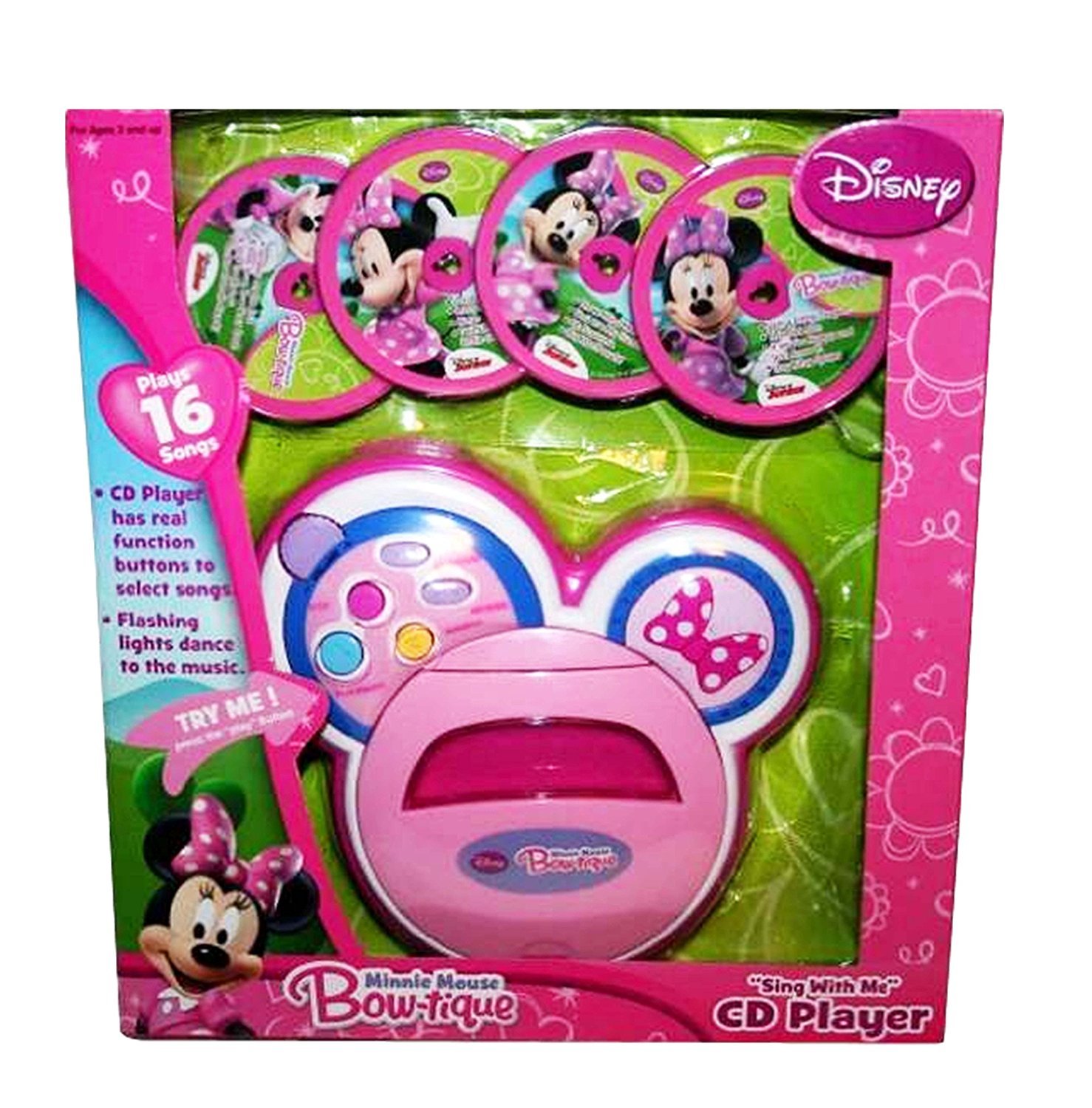 Disney Mickey Mouse Dcd6000c Portable Cd Player Radio