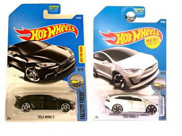 Hot Wheels Factory Fresh Tesla Model S And Tesla Model X Set