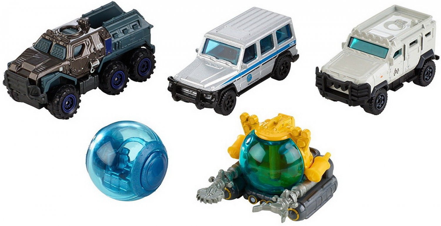 matchbox jurassic world portable playset