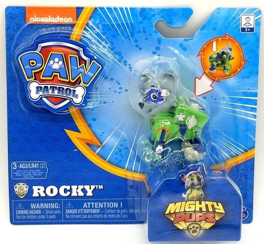 mighty pups rocky toy