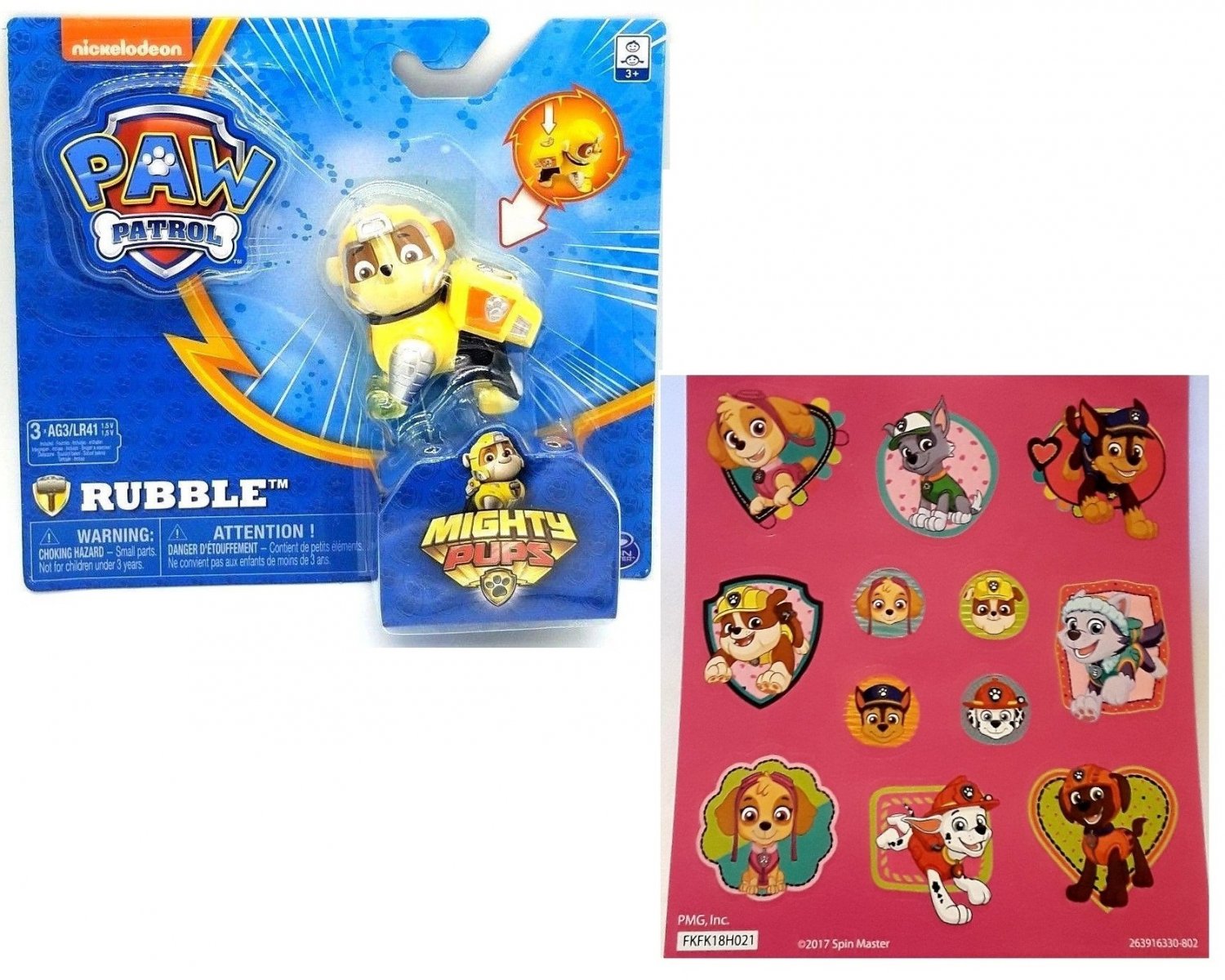 paw patrol mighty pups rubble