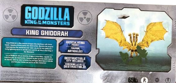 godzilla king of the monsters monster pack king ghidorah action figure