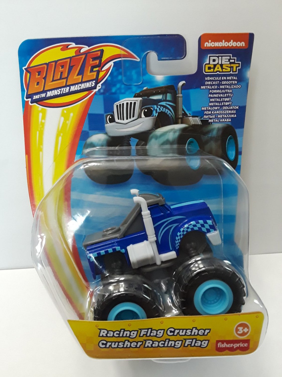 Blaze and The Monster Machines Racing Flag Crusher