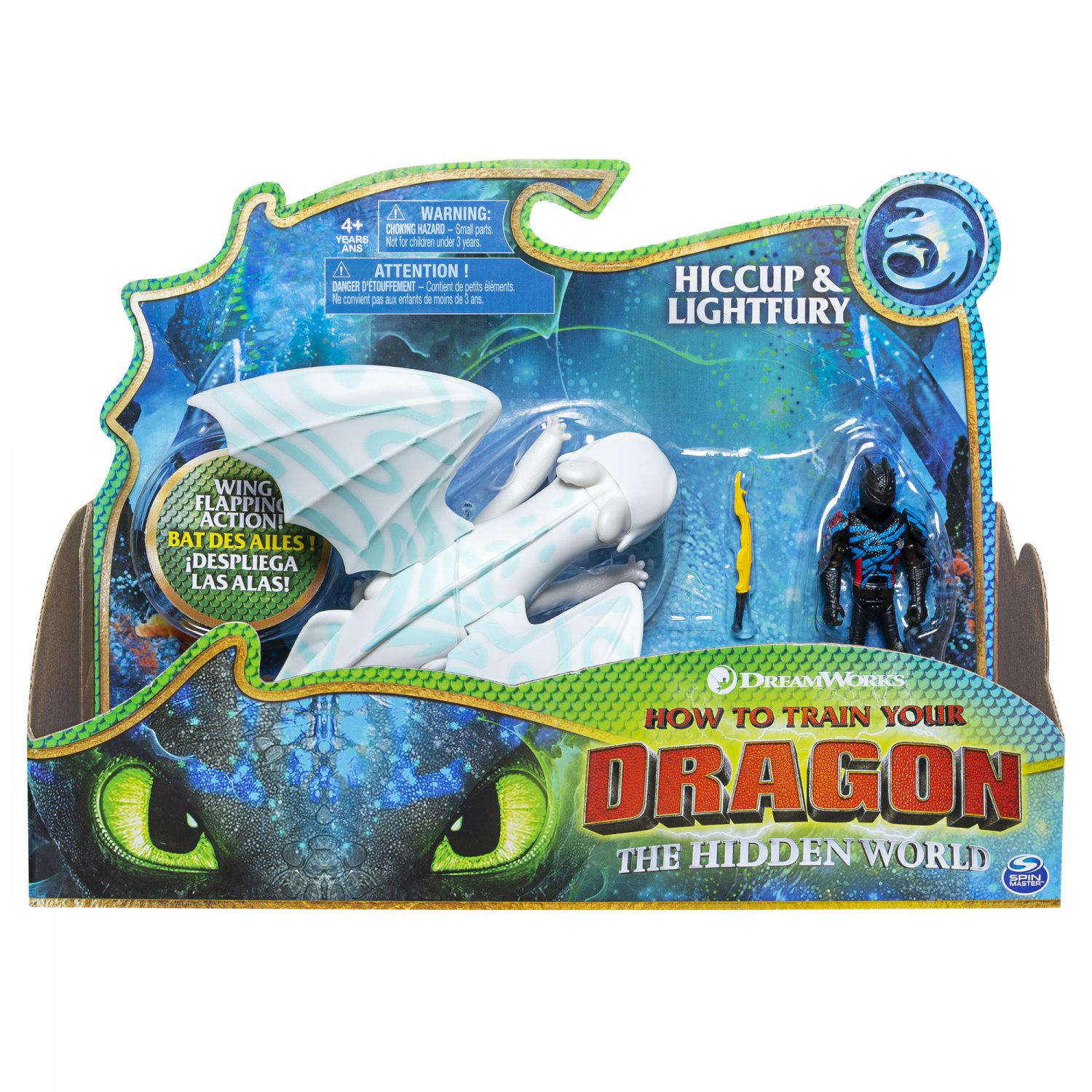 How to train your Dragon Hiccup & Lightfury Action Figures.